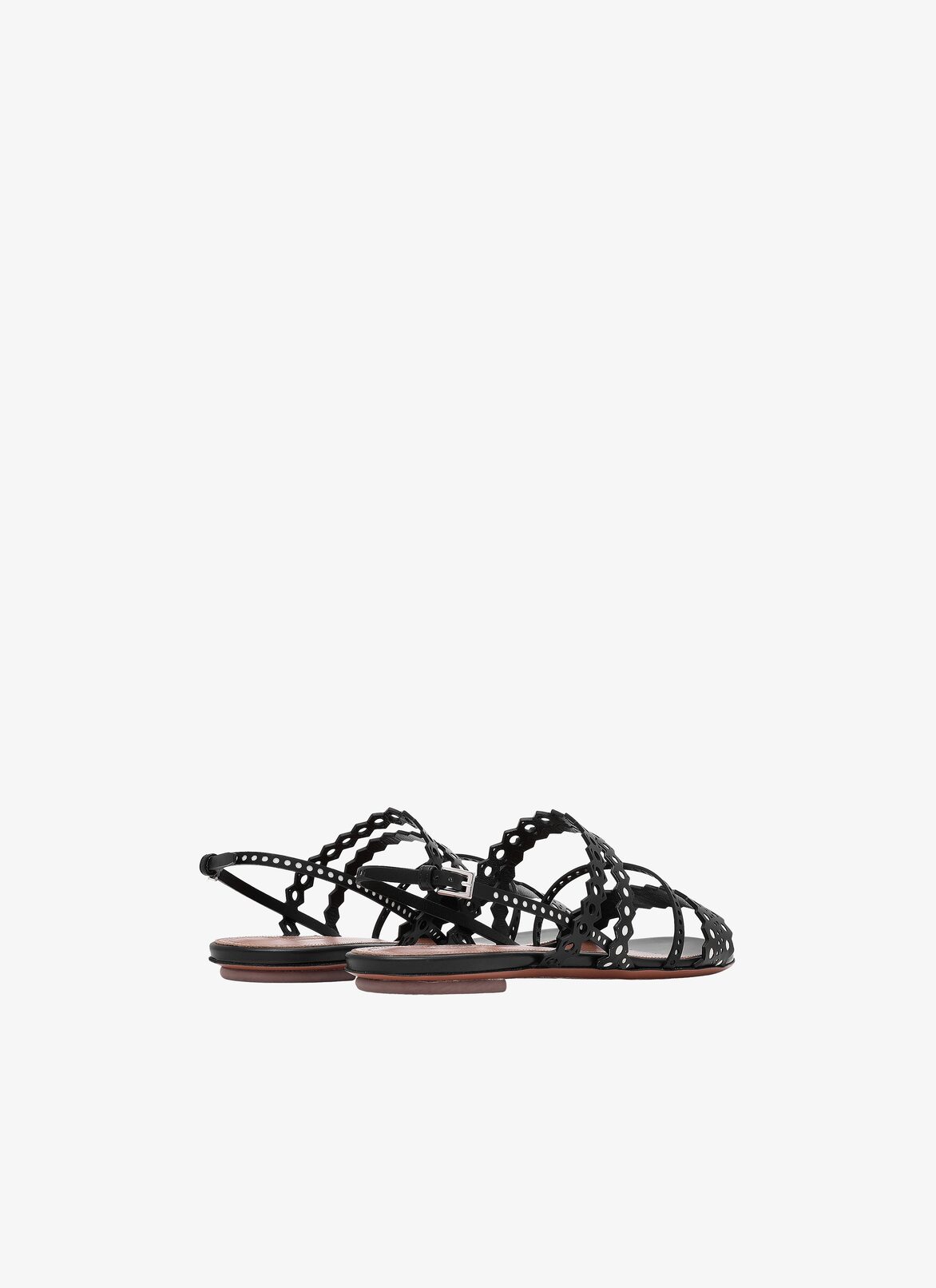 Sandals ALAÏA BLACK/WHITE SANDALS